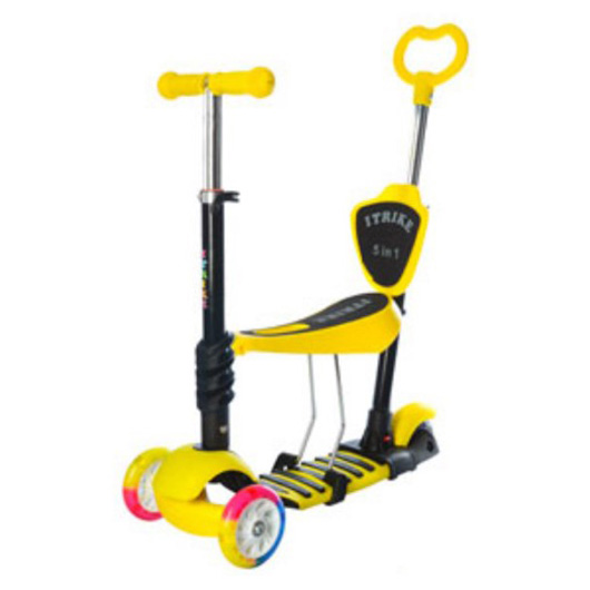 Самокат 5в1 iTrike Maxi JR 3-026-C-1 (yellow) Самокат 5в1 iTrike Maxi JR 3-026-C-1 (yellow)